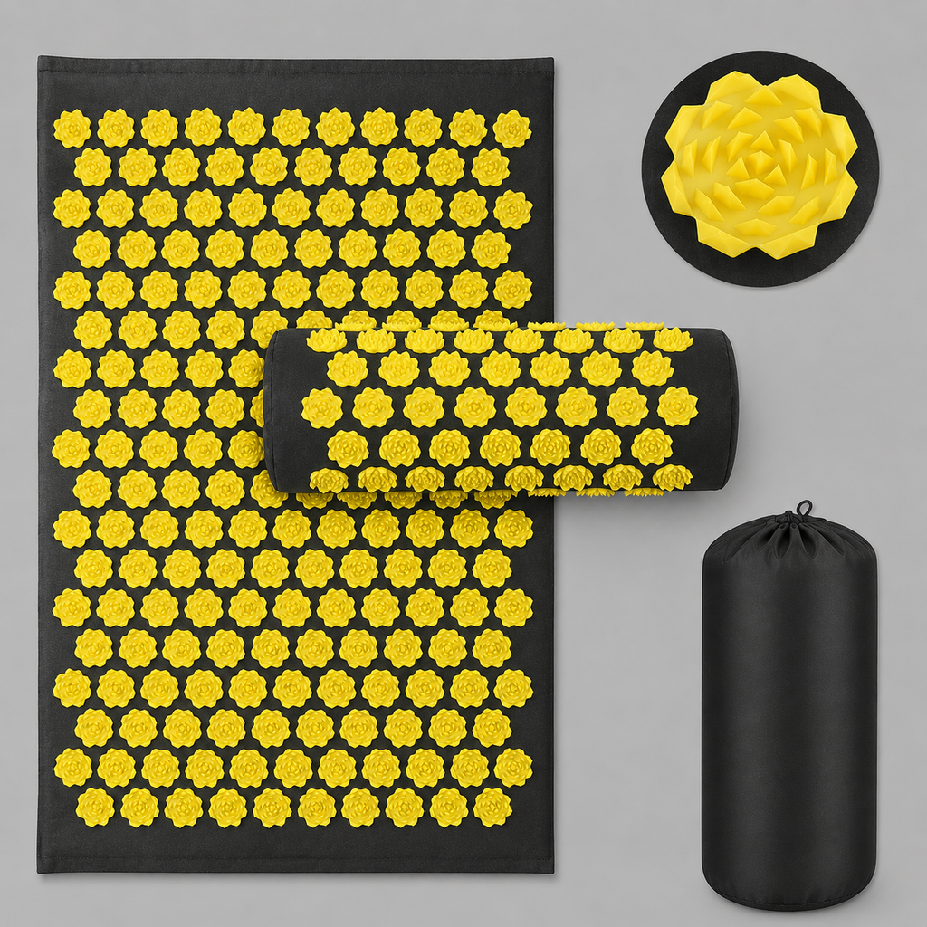 Acupressure Yoga Mat Kuznetsov's Applicator Cushion Sensi Massage Body Needles With Spikes Pillow Foot Massager Fitness Pilates