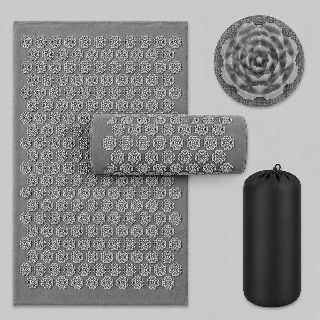 Acupressure Yoga Mat Kuznetsov's Applicator Cushion Sensi Massage Body Needles With Spikes Pillow Foot Massager Fitness Pilates