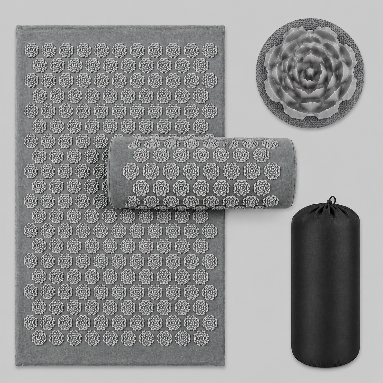 Acupressure Yoga Mat Kuznetsov's Applicator Cushion Sensi Massage Body Needles With Spikes Pillow Foot Massager Fitness Pilates
